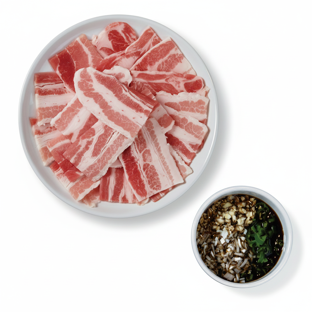 한돈냉삼+팔선장