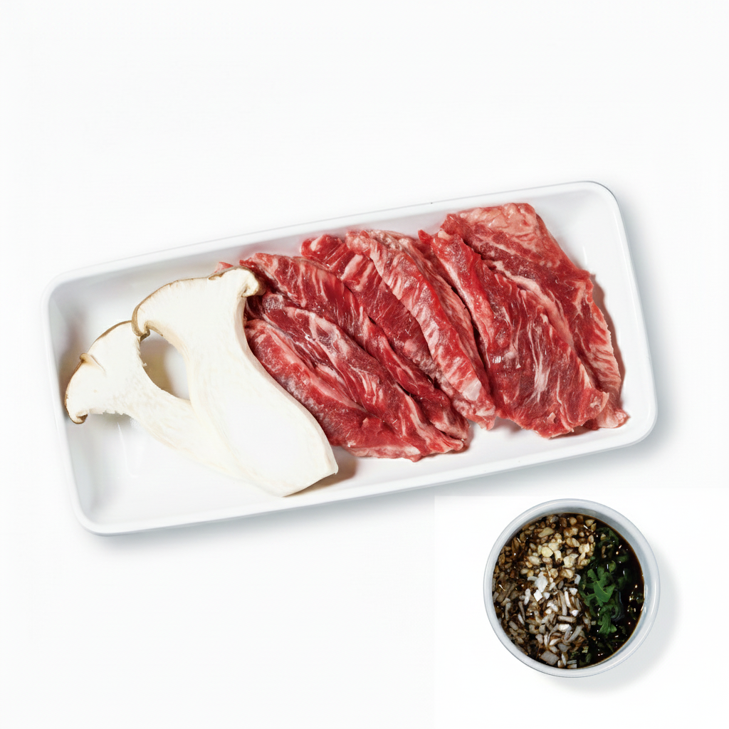 소갈비살+팔선장