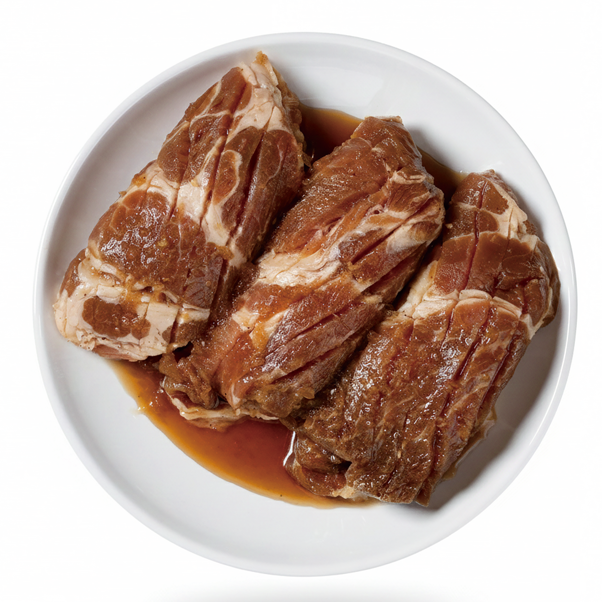 수제 돼지갈비양념목살